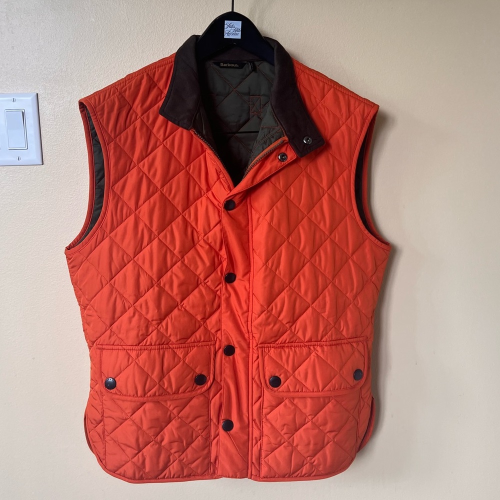 Men’s Large Barbour Quilted Insulated Loerdale Gilet Vest
